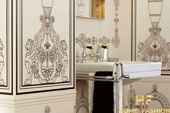 Декор Petracer`s Ad Personam Pavimento Lineare bianco, nero, beige 50x50