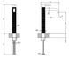 Смеситель для раковины GESSI 316 TRAME 54306-239