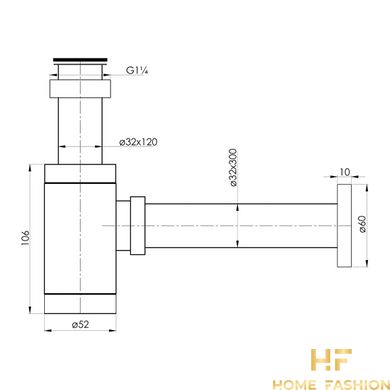 Сифон для раковини IMPRESE HYDRANT ZMK031806600