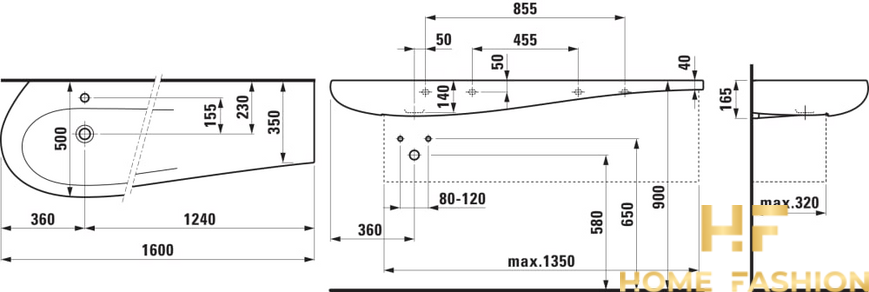 Раковина Laufen Alessi One H8149714001041 LCC