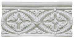 Декор Adex Neri Relieve Bizantino Silver Mist 7,5х15