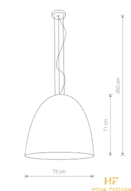 Подвесной светильник Nowodvorski Modern Egg XL 9026 BL/G