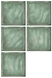 Плитка Aparici Glass Green Vitro 20,1x20,1