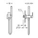 Гигиенический душ с смесителем TRES CUADRO-TRES 00612302
