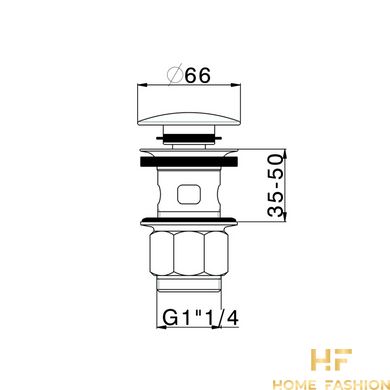 Донний клапан Devit 13140B