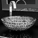 Раковина накладна Glass Design Kalahari 30 KALAHARI30WG, колір - білий / золото