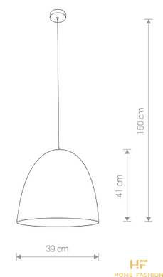 Підвісний світильник Nowodvorski Modern EGG M 9022 BL / G