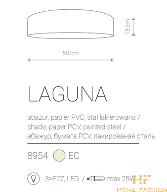 Потолочный светильник Nowodvorski Modern LAGUNA 8954 EC