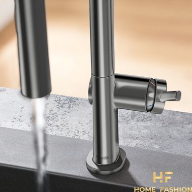 Смеситель для кухни Hansgrohe Talis 210 2jet Brushed Black Chrome (72801340)