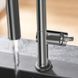Смеситель для кухни Hansgrohe Talis 210 2jet Brushed Black Chrome (72801340)