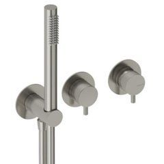 Настінний термостатичний змішувач для душу Sanycces Loop Nickel Brushed (TH2D001NB)