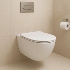 Підвісний унітаз безободковий зі змивом Vortex Flush + кришка "Soft-close" DEVIT - DO IT 4010511