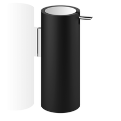 Дозатор для жидкого мыла DECOR WALTHER STONE WSP 0972264, цвет - черный матовый/хром