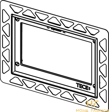 Монтажная рамка для установки клавиш TECE в уровень со стеной 9240646