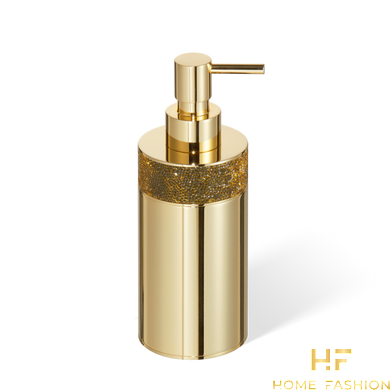 Дозатор для жидкого мыла DECOR WALTHER ROCKS SSP 1 0933620, цвет - золото