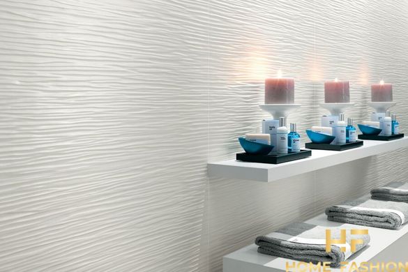 Плитка 3D Wave White Glossy 40x80