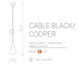 Підвісний світильник Nowodvorski Modern CABLE BLACK / COOPER 9747 CO