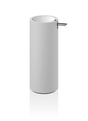Дозатор для жидкого мыла DECOR WALTHER STONE SSP 0972354, цвет - белый/хром