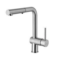 Змішувач для кухні Paffoni Light Steel Looking (LIG285ST-MET)
