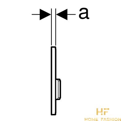 Клавиша смыва для писсуара Geberit Type50 116.016.00.5