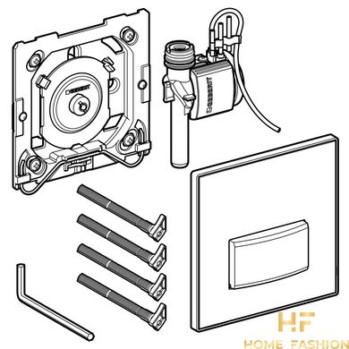 Кнопка змиву для пісуара Geberit Type50 116.016.00.5