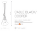 Підвісний світильник Nowodvorski Modern CABLE BLACK / COOPER 9746 CO