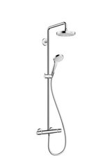 Душевая система HANSGROHE Croma Select E 180 2jet Showerpipe белый, 27253400