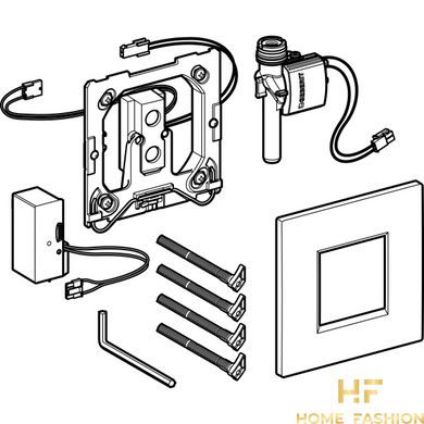 Клавиша смыва для писсуара Geberit Type30 116.027.KH.1