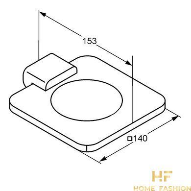 Мыльница KLUDI E2 4998505