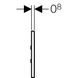 Кнопка змиву для пісуара Geberit Type30 116.027.KH.1