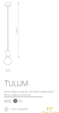 Підвісний світильник Nowodvorski Modern TULUM 9692 CN