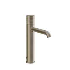 Смеситель для раковины Gessi Habito Trame с донным клапаном Finox Brushed Nickel (70305-149)