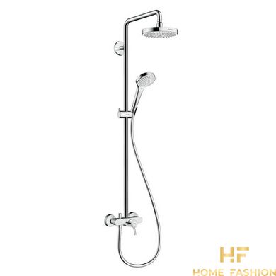 Душова система HANSGROHE Croma Select E 180 2jet Showerpipe білий, 27255400