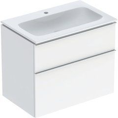 Тумба с умывальником Geberit iCon Slim Rim 75 см белая (502.336.01.2)