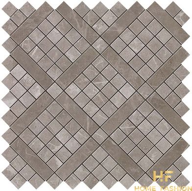 Плитка Marvel Grey Fleury Diagonal Mosaic