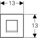 Кнопка змиву для пісуара Geberit Type30 116.027.KM.1