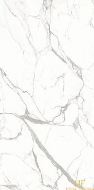 Керамогранит Ultra Marmi Bianco Statuario 150x300 Block B Lucidato Shiny