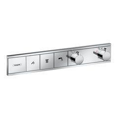 Настінний термостатичний змішувач для душу Hansgrohe RainSelect на 3 споживача Chrome (15381000)