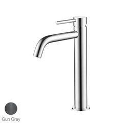 Смеситель для раковины Devit Flow без донного клапана Gun Metal (550536BGM)