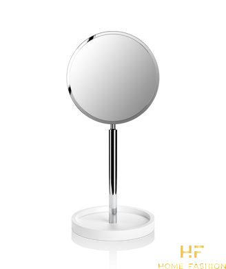Косметичне дзеркало DECOR WALTHER STONE KSA 0972454, колір - білий/хром
