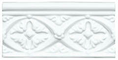 Декор Adex Neri Relieve Bizantino Blanco Z 7,5х15