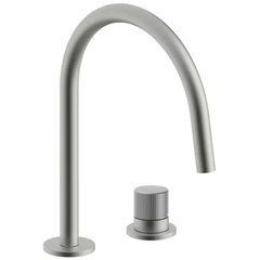 Смеситель для раковины Paffoni JO на 2 отверстия Steel Looking (JO051ST)