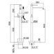 Напольный смеситель для ванны Paffoni Light Steel Looking (LIG032ST)